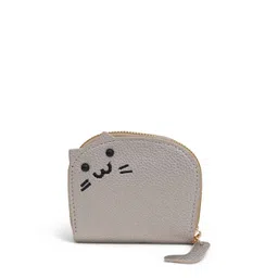 CLARABAE Men Cute Cat Themed Faux Leather Pouch Leather Two Fold Wallet-picture-33