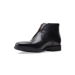 Clarks Men Black Leather Flat Boots image 5