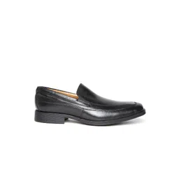 Clarks Men Black Leather Semiformal Shoes image 2