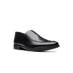 Clarks Men Black Leather Slip-On Loafers-picture-16