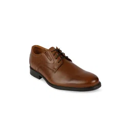 Clarks Men Tan Brown Solid Formal Derbys-picture-15
