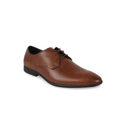 Clarks Men Tan Brown Solid Formal Derbys-picture-16