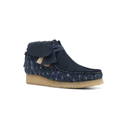 Clarks Women Navy Blue Printed Casual Boots-picture-38