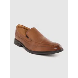 Collection by Clarks Men Brown Leather Formal Slip-Ons-picture-26
