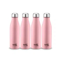 Classic Essentials Agua Pink 4 Pieces Stainless Steel Water Bottles 1 L Each-picture-23