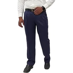 clavelite Formal Pleated Front Trouser for Men Regular fit Gents Pants for Office interviews and Parties-picture-32