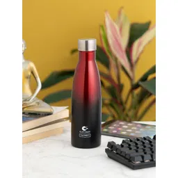 CLAY CRAFT Black & Red Stainless Steel Double Wall Vacuum Water Bottle 500 ML-picture-27