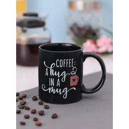 CLAY CRAFT Black & White 2-Piece Printed Ceramic Mugs Set-picture-34