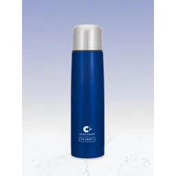 CLAY CRAFT Blue & Silver Toned Stainless Steel Double Wall Vacuum Water Bottle 500 ML-picture-21