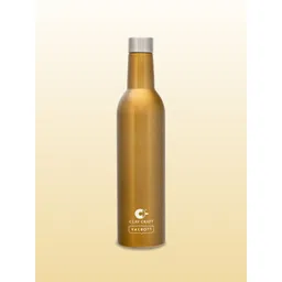 CLAY CRAFT Gold Toned Stainless Steel Double Wall Vacuum Water Bottle 1L-picture-30