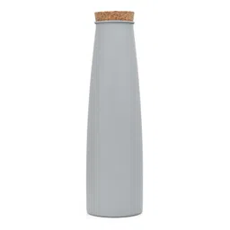 CLAY CRAFT Grey Stainless Steel Single Wall Water Bottle 900 ml-picture-23