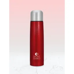 CLAY CRAFT Red & Silver Toned Stainless Steel Double Wall Vacuum Water Bottle 500 ML-picture-28