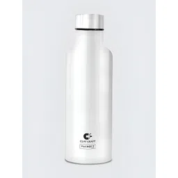 CLAY CRAFT Silver-Toned Black Brand Logo Single Wall Water Bottle 1.1l-picture-18
