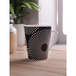 CLAY CRAFT White & Black 4-Pieces Printed Bone China Cups Set-picture-19