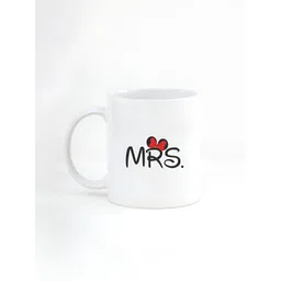 CLAY CRAFT White & Black Text or Slogans Printed Ceramic Glossy Mug 350 ml-picture-36