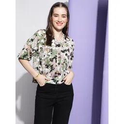 CLEMIRA Floral Printed Shirt Style Top-picture-24