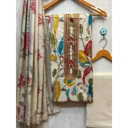 clemira Unstitched Pure Cotton Kurta & Patiyala Material Printed-picture-13