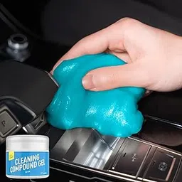 CLICK CLEAN Cleaning Gel for Car, 7oz Car Detailing Tools, Car Cleaning Putty Gel, Car Interior Cleaner Universal Dust Cleaner for Keyboard, Laptop, Car Air Vents (Bluebell)-picture-28