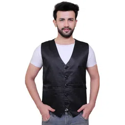 Solid Men Waistcoat-image-34