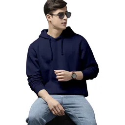 clinsy fashion Men Full Sleeve Solid Hooded Sweatshirt-picture-15