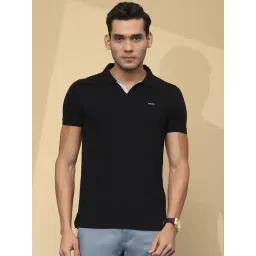 Cloak & Decker by Monte Carlo Black Regular Fit Polo T-Shirt-picture-40