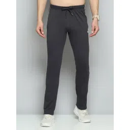 Cloak & Decker by Monte Carlo Charcoal Cotton Blend Regular Fit Solid Trackpants-picture-14