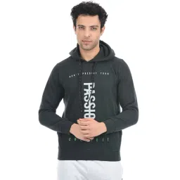 Cloak & Decker by Monte Carlo Dark Grey Regular Fit Hooded Sweatshirt-picture-24