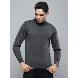 Cloak & Decker by Monte Carlo Dark Grey Regular Fit Pullover-picture-24