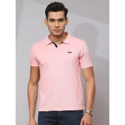 Cloak & Decker by Monte Carlo Light Pink Regular Fit Polo T-Shirt-picture-13