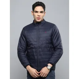 Cloak & Decker by Monte Carlo Navy Blue Regular Fit Quilted Reversible Jacket-picture-39