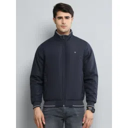 Cloak & Decker by Monte Carlo Navy Blue Regular Fit Solid Long Sleeves Jacket-picture-36