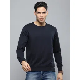 Cloak & Decker by Monte Carlo Navy Blue Regular Fit Sweatshirt-picture-38