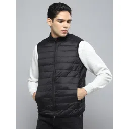 Cloak & Decker by Monte Carlo Navy Regular Fit Quilted Reversible Jacket-picture-37