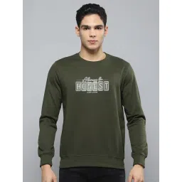 Cloak & Decker by Monte Carlo Olive Regular Fit Printed Sweatshirt-picture-18