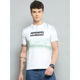 Cloak & Decker By Monte Carlo White Slim Fit Printed T-Shirt-picture-28