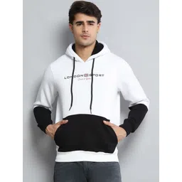 Cloak & Decker Men Colourblocked Hooded Sweatshirt-picture-37