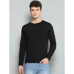 Cloak & Decker Men Solid Round Neck Full Sleeve T-shirt-picture-19