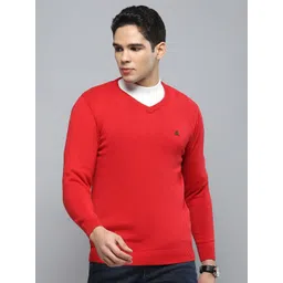 Cloak & Decker Men V-Neck Woollen Pullover-picture-15