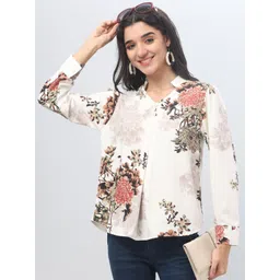clobug Floral Printed Shirt Style Top-picture-20