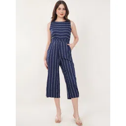 clobug Striped Culotte Jumpsuit-picture-38