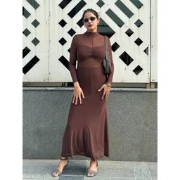 clobug Women Solid Bodycon Midi Dress-picture-28