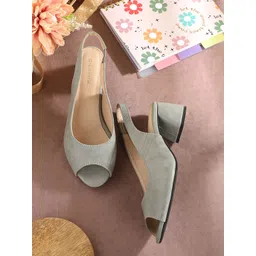 CLOG LONDON Block Peep Toes-picture-22