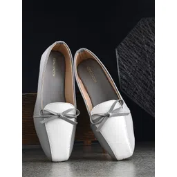 CLOG LONDON Colourblocked Block Mules with Bows-picture-28