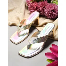 CLOG LONDON Embellished Block Sandals-image-33