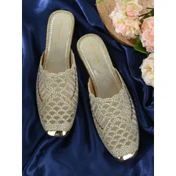 CLOG LONDON Embellished Ethnic Block Mules Heels-image-31