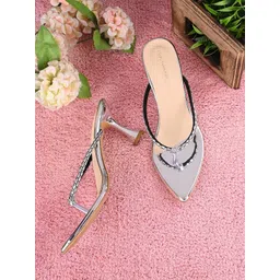 CLOG LONDON Embellished Open Slim Heels-image-48