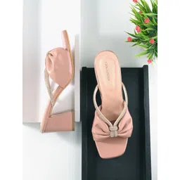 CLOG LONDON Embellished Open Toe Block Heels-image-16