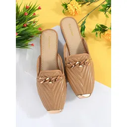 CLOG LONDON Embellished Square Toe Comfort Mules-image-6