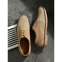 Clog London Men's Beige Derby Shoes-picture-28