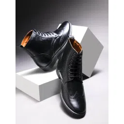 Clog London Men's Black Derby Boots-picture-34